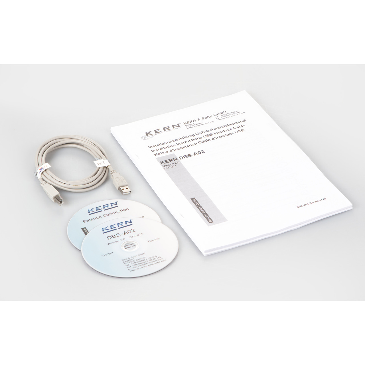 Temperatur-Kalibrierset für DBS-A01.
