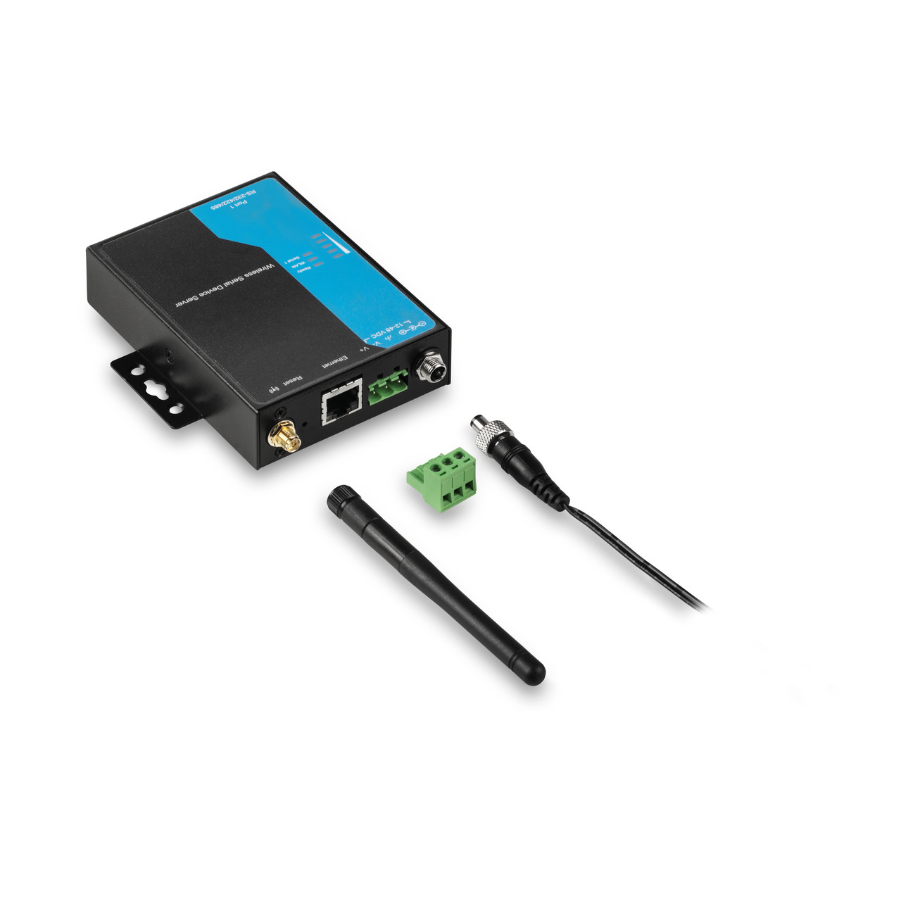 RS-232/WLAN-Adapter: Hochwertiger Adapter zur kabellosen Anbindung von Waagen, Kraftmessern etc. mit RS-232 Schnittstelle an WLAN-fähige Geräte, wie Tablets, Laptops, Smartphones etc.