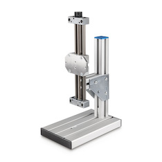 Manueller Prüfstand, eine Führungssäule Max 100 N <-> 200 mm