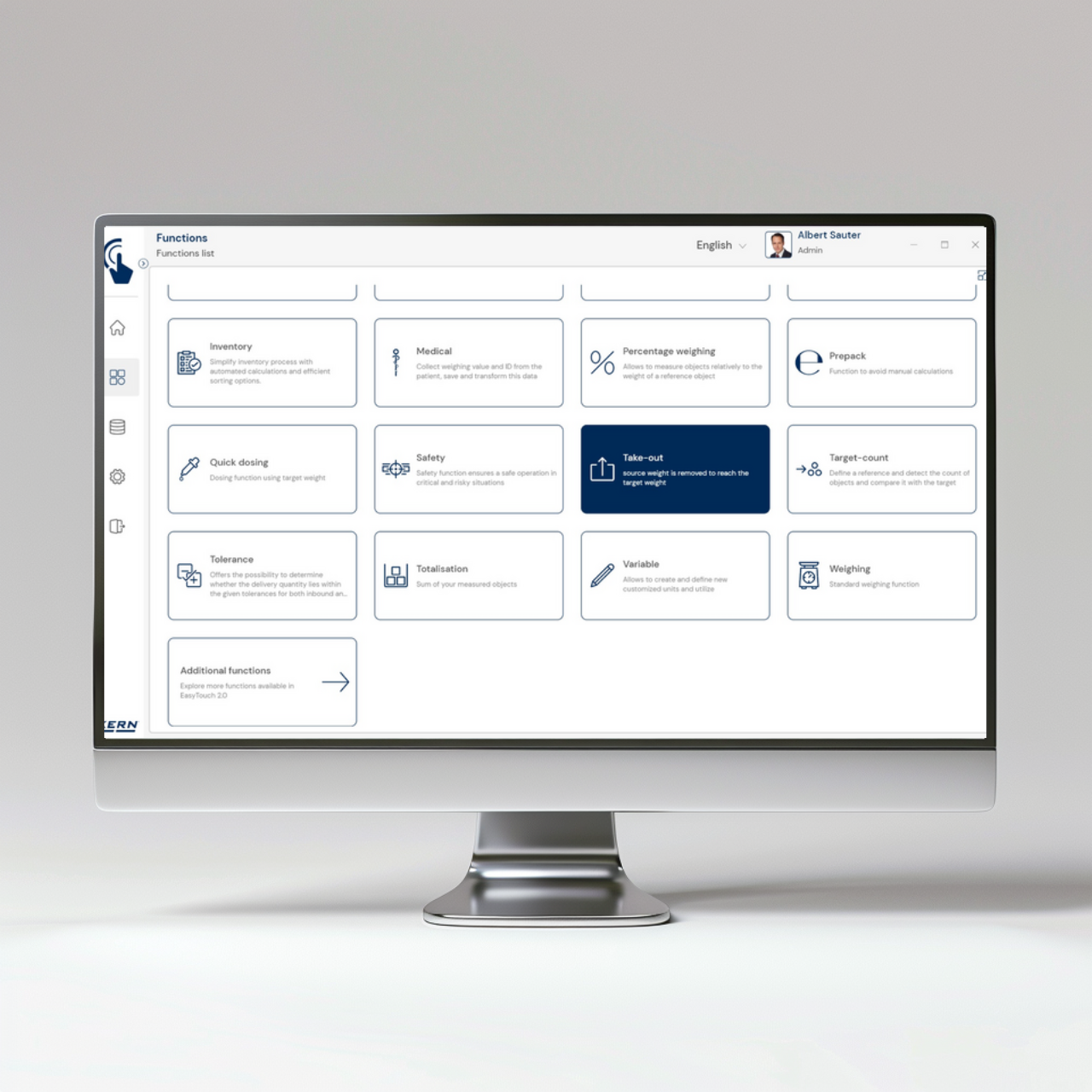 Software EasyTouch SET-08 Take-out