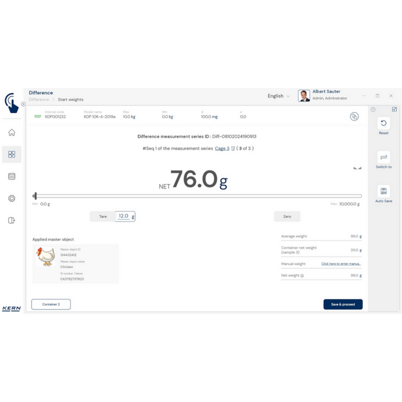 Software EasyTouch SET-22 Difference