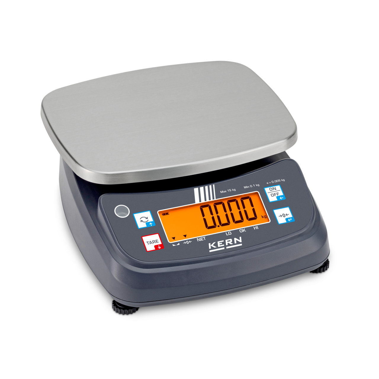 IP-geschützte Tischwaage KERN FPB 15K-3M