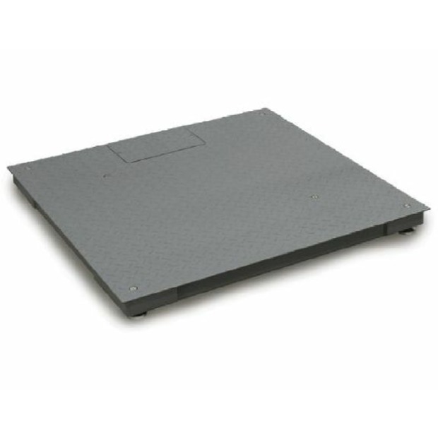 Wägebrücke Stahl, lackiert 1500x1500x80 mm: Max 3000 kg: e=1 kg: d=1 kg: