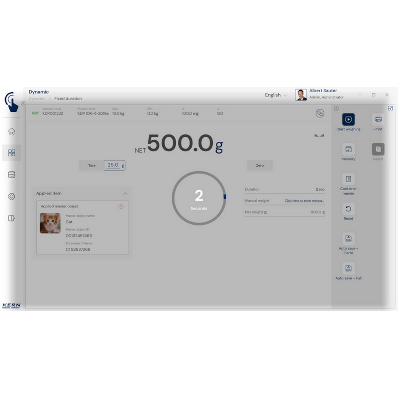 Software EasyTouch SET-05 Dynamic