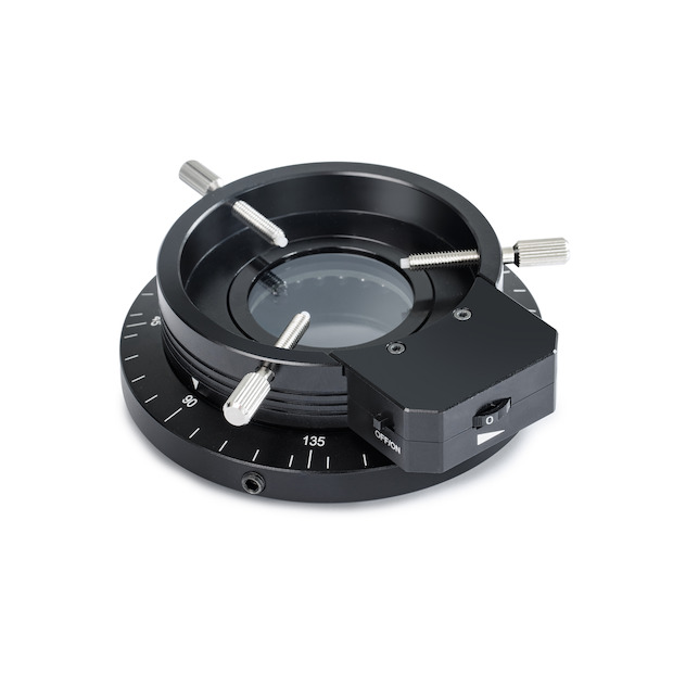 Ringbeleuchtung mit Polarisationseinheit 4,5W LED: 6500-7000 K: dimmbar