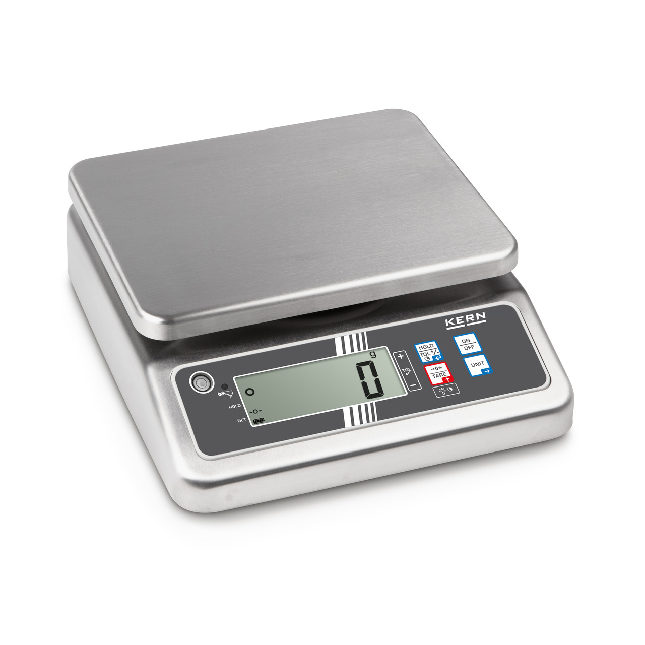 Edelstahl-Tischwaage KERN FOB 10K-3LM