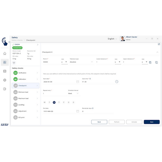 Software EasyTouch SET-11 Safety