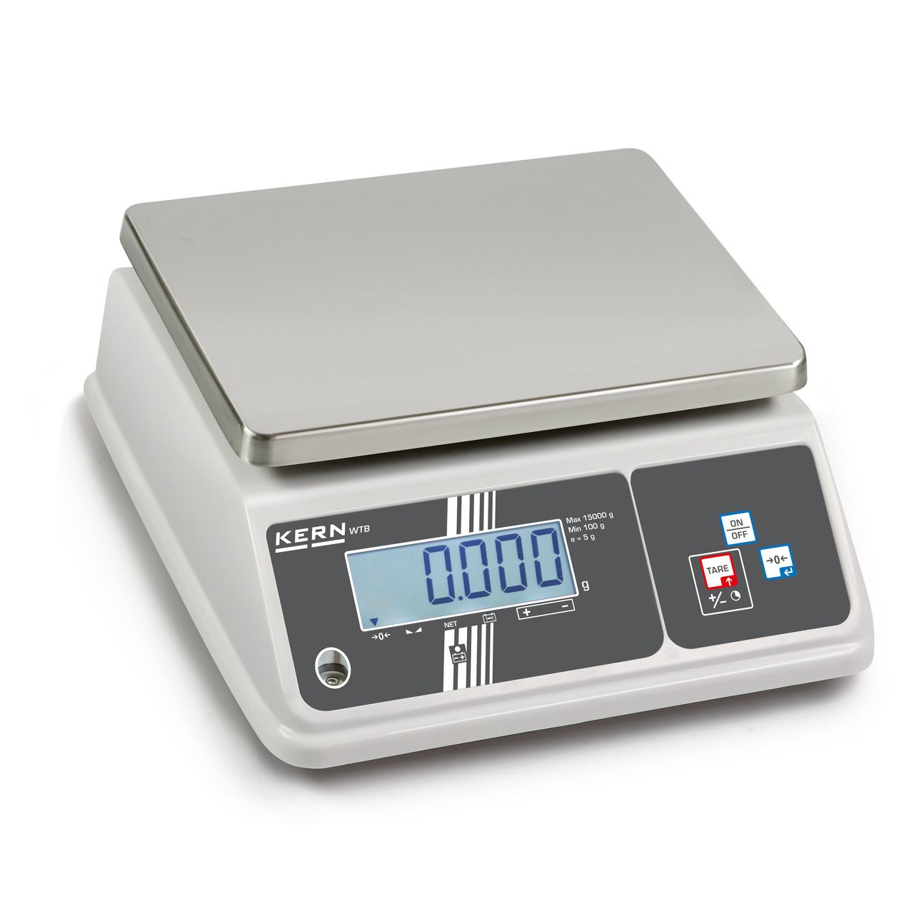 IP-geschützte Tischwaage KERN WTB 10K-3NM