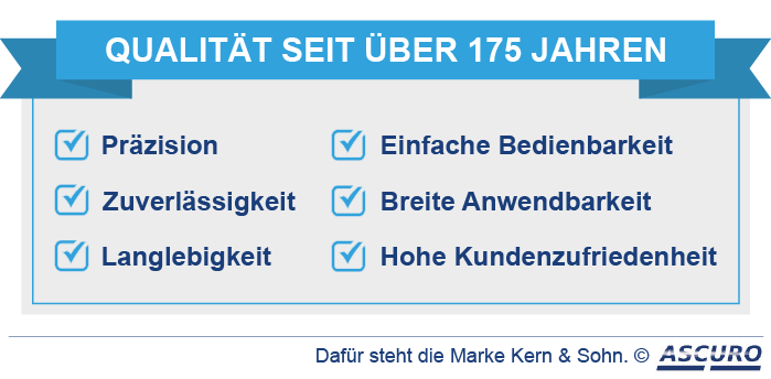 Alle Vorteile in der Übersicht. ©Ascuro
