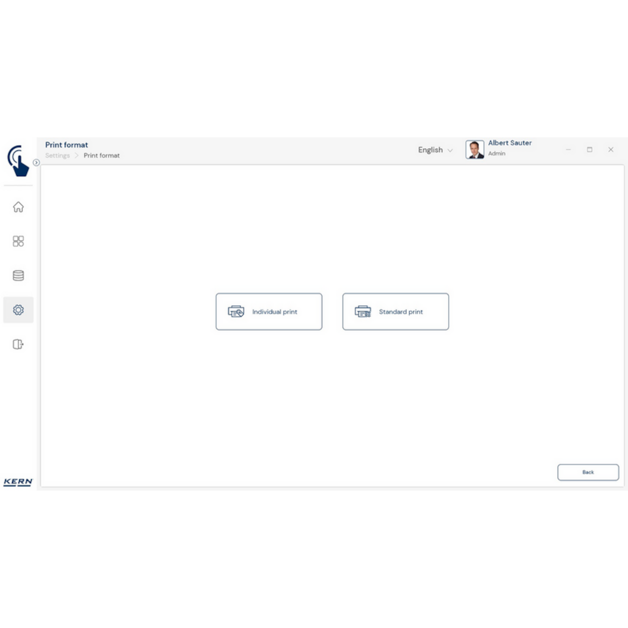 Software EasyTouch SET-14 Individual Print
