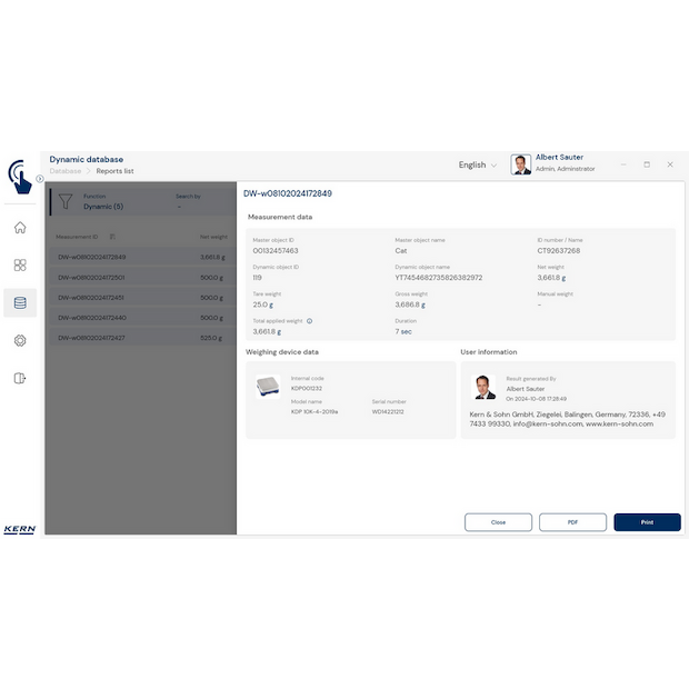 Software EasyTouch SET-05 Dynamic