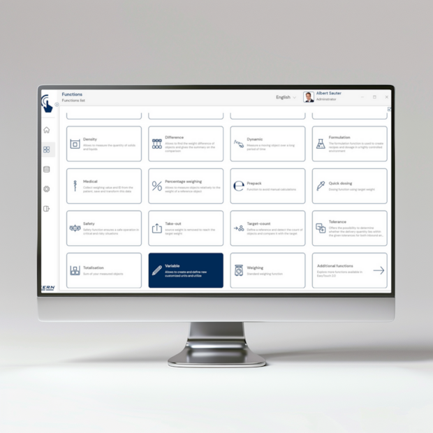 Software EasyTouch SET-07 Variable