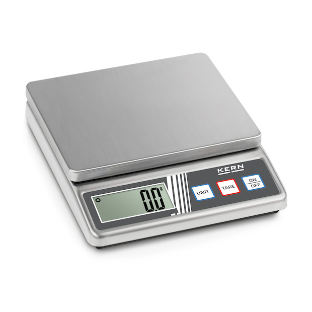 Edelstahl-Tischwaage KERN FOB 5K1S