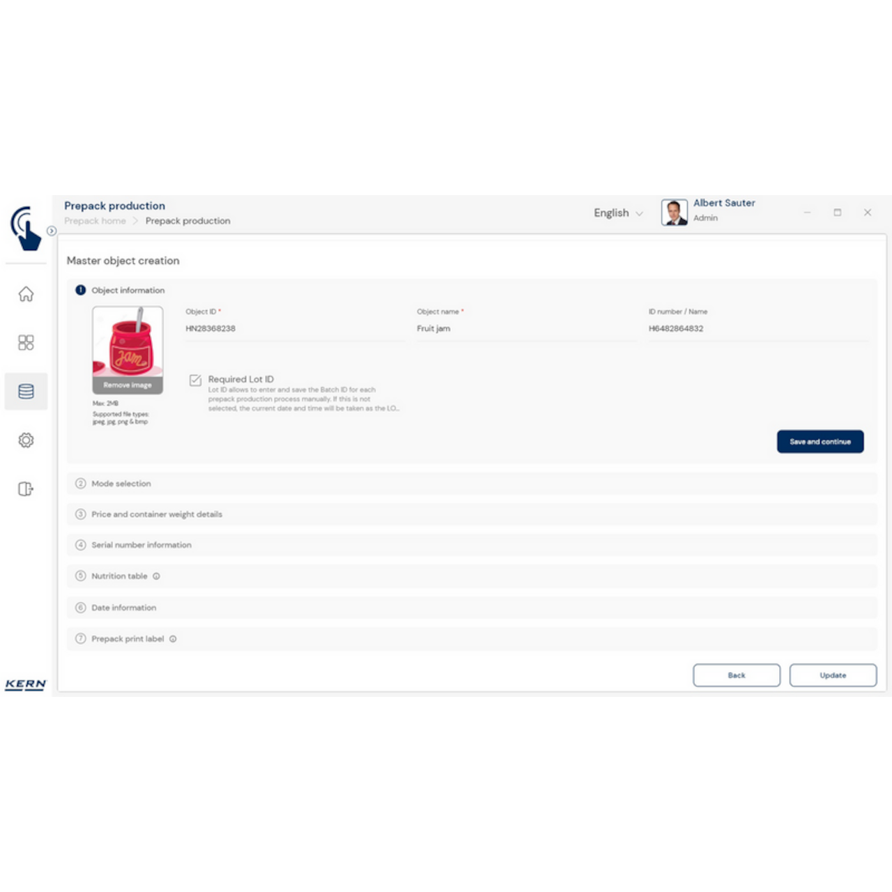Software EasyTouch SET-17 PrePack