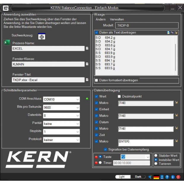 BalanceConnection Standard KERN SCD-4.0-DLS05