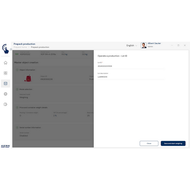 Software EasyTouch SET-17 PrePack