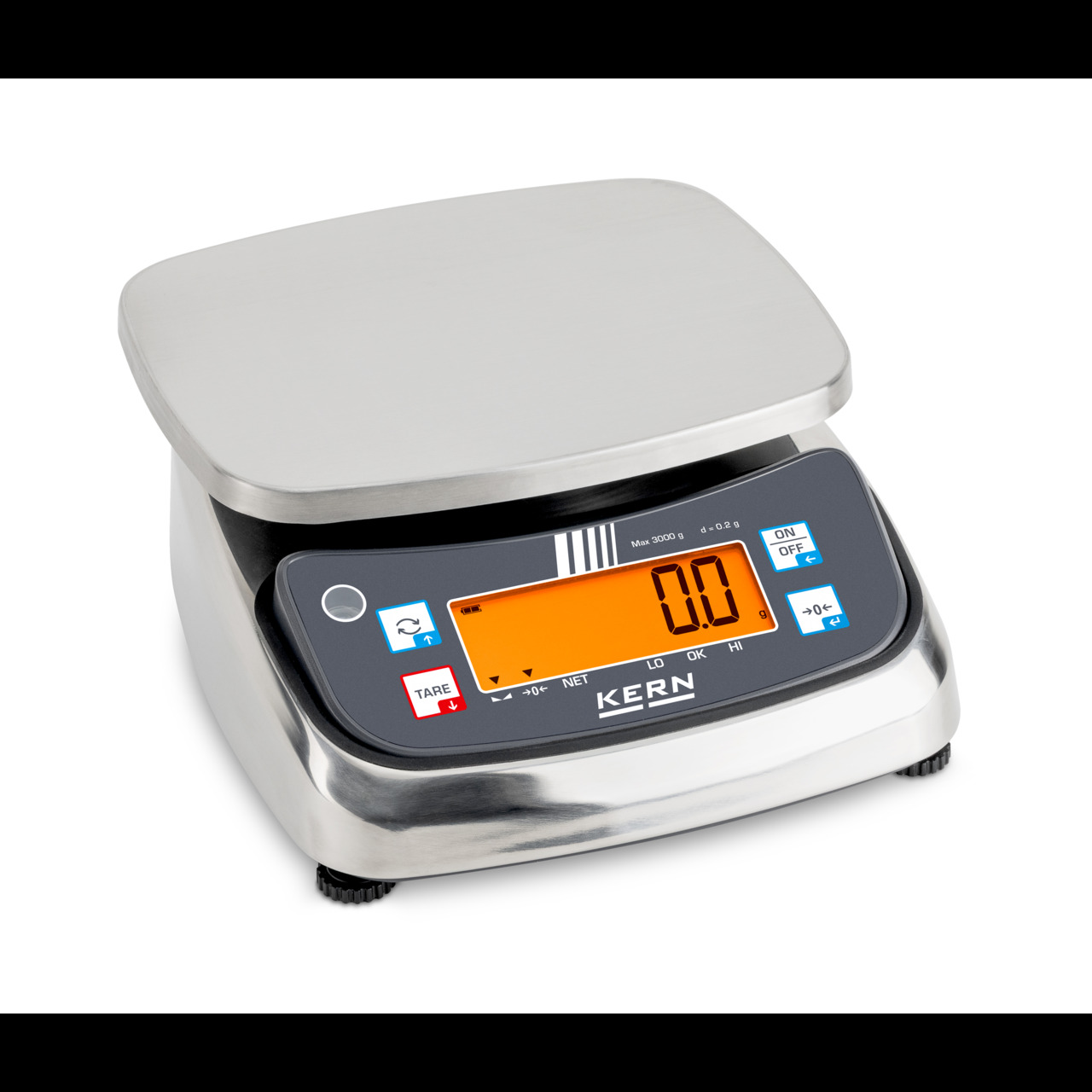 IP-geschützte Tischwaage KERN FPS 3K-4