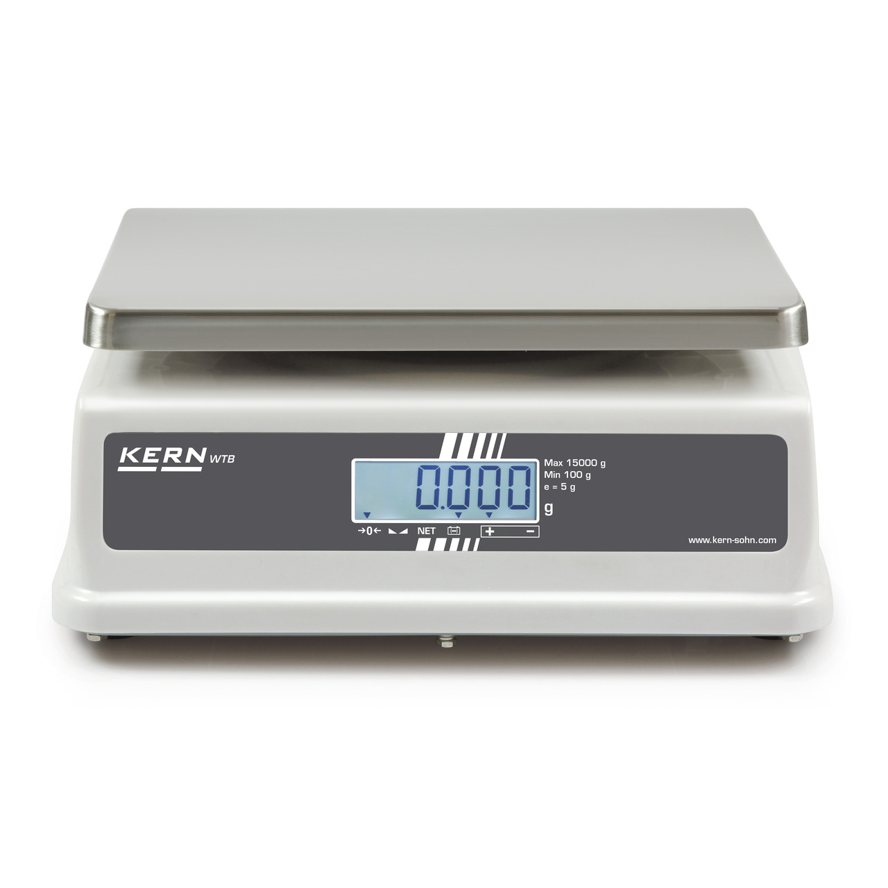 IP-geschützte Tischwaage KERN WTB 10K-3NM