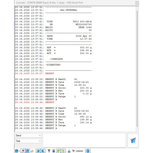 BalanceConnection Standard KERN SCD-4.0-DLS05