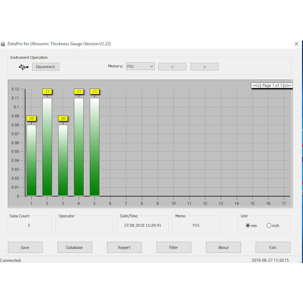Datenübertragungssoftware SAUTER ATU-04