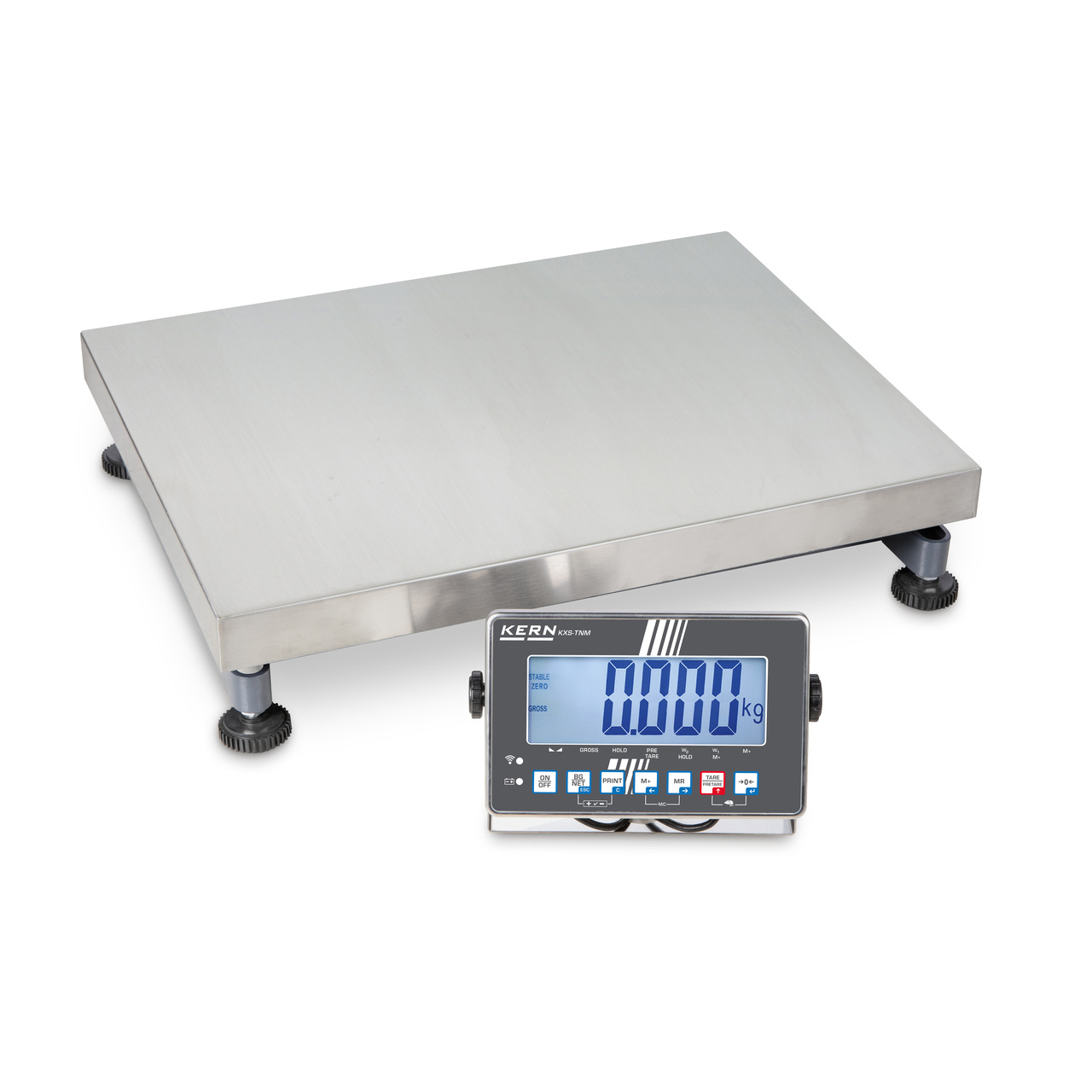 Plattformwaage mit Edelstahl-Auswertegerät KERN IXS 100K-2LM