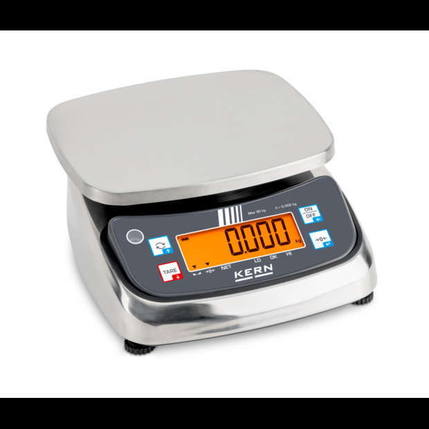 IP-geschützte Tischwaage KERN FPS 30K-3