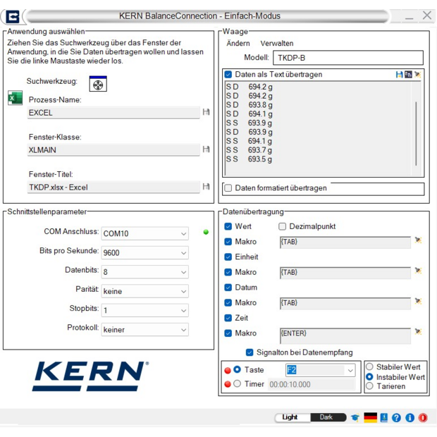 BalanceConnection Standard KERN SCD-4.0-DLS05