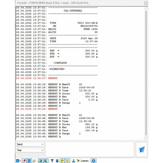 BalanceConnection Standard KERN SCD-4.0-DLS05