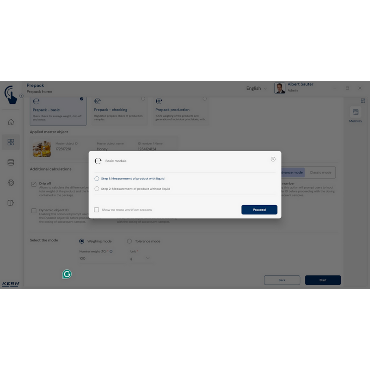 Software EasyTouch SET-17 PrePack